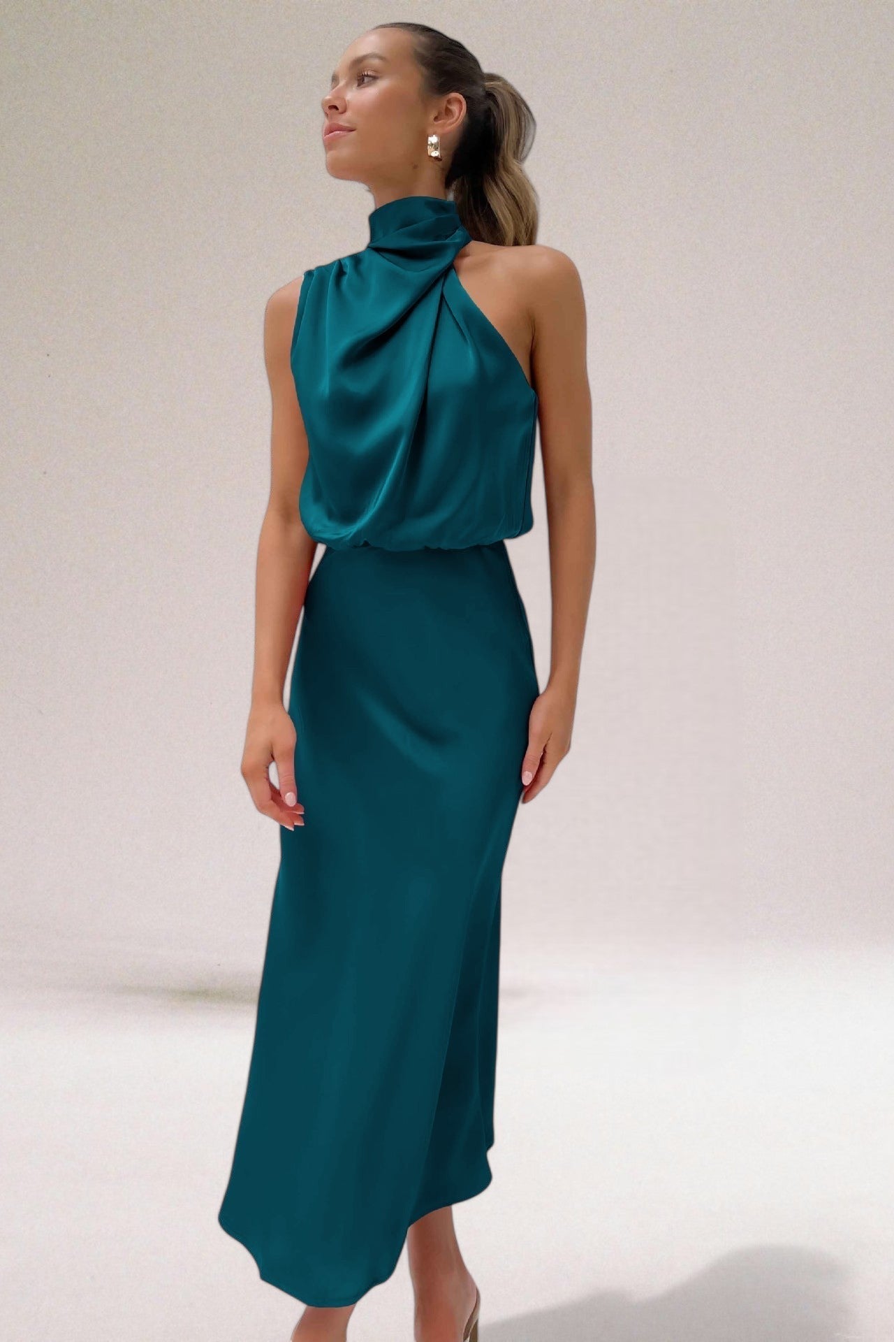 Van Laar®| Satijnen Glamour Jurk