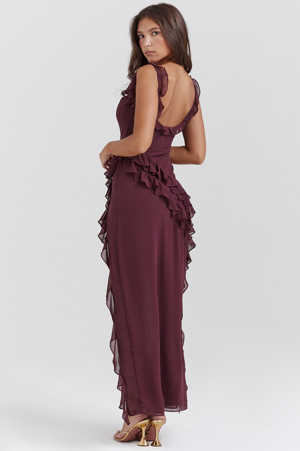 Van Laar®| Stralende Jurk met Ruffles