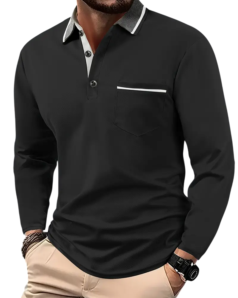 LaLune™ | Klassieke Lange Mouwen Polo