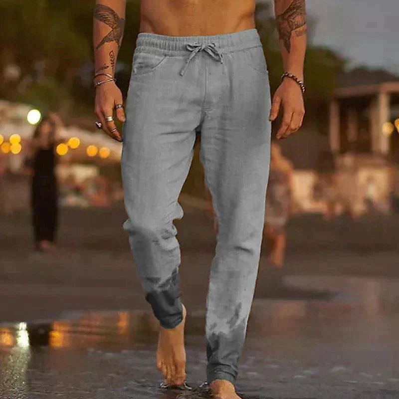 Van Laar™ | Linnen broek