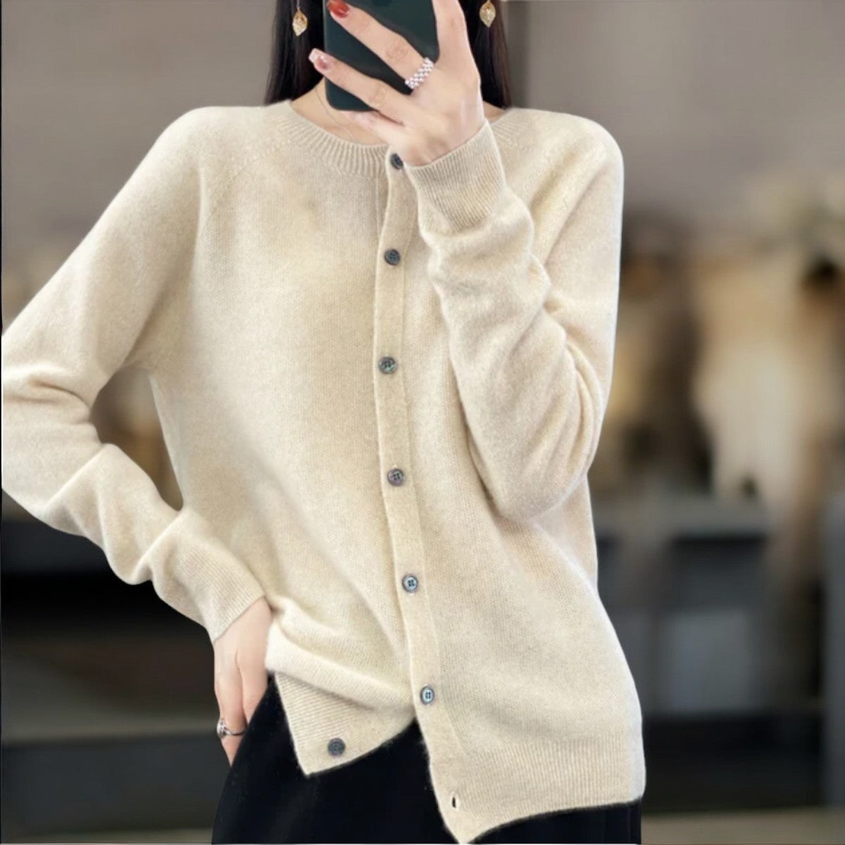 Van Laar® | Elegante Knoopjes Cardigan