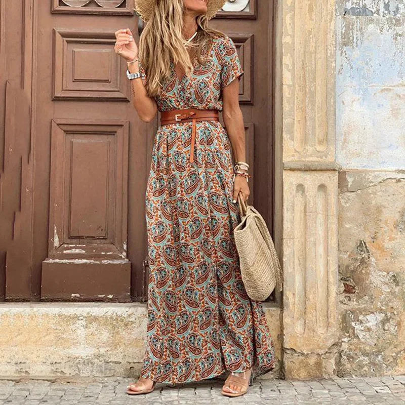 Van Laar® | Elegante Bohemian Maxi-Jurk