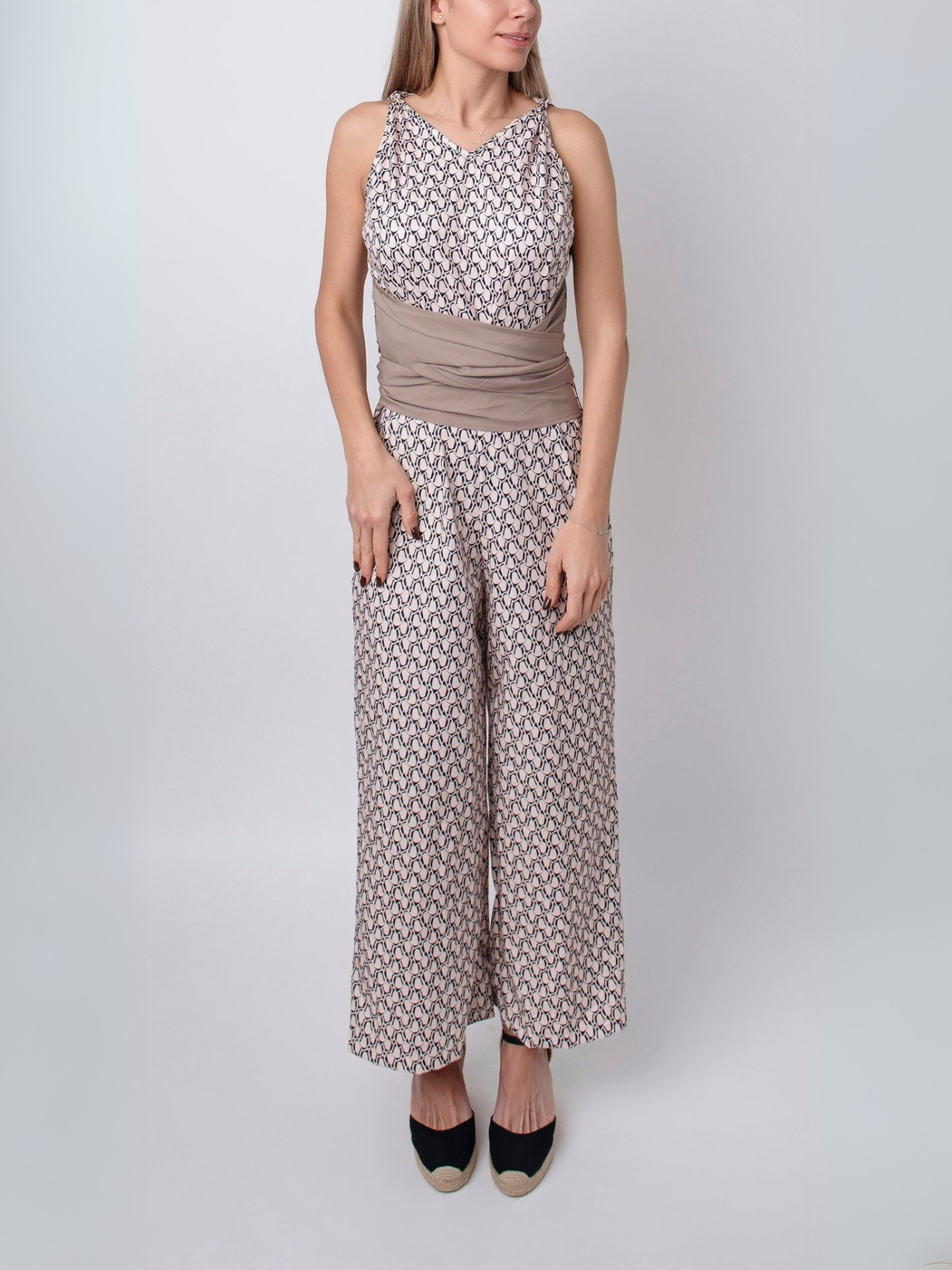 Van Laar® | Mouwloze Jumpsuit met ronde hals