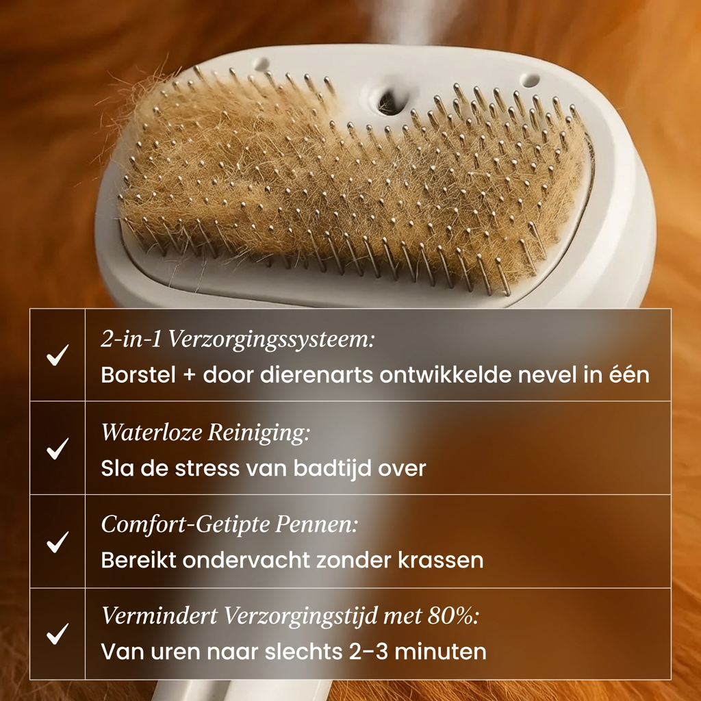 Pootjes Paradijs Doucheborstel + Reinigende Mist