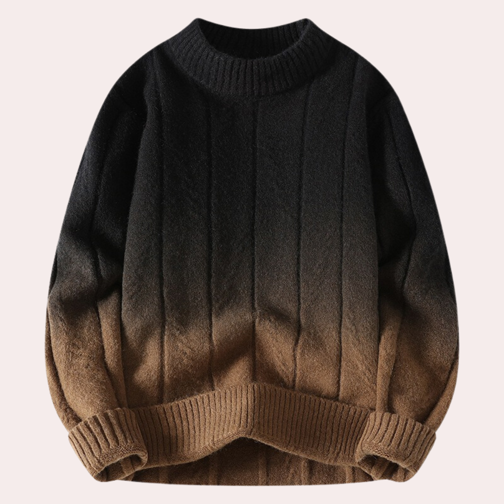 ALAN - Trendy Gradient Zomerse Trui voor Heren