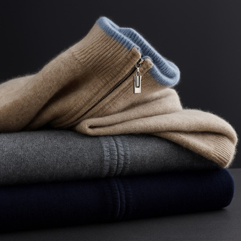 LaLune™ | Gebreid Jasje met Rits