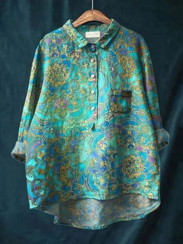 Van Laar® | Stijlvolle Casual Blouse met Print