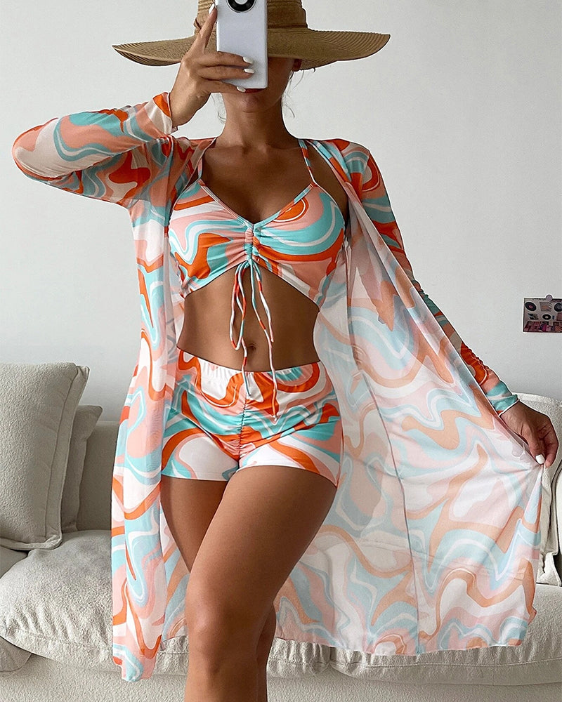 Van Laar® | 3-Delige Bikini Set met Print