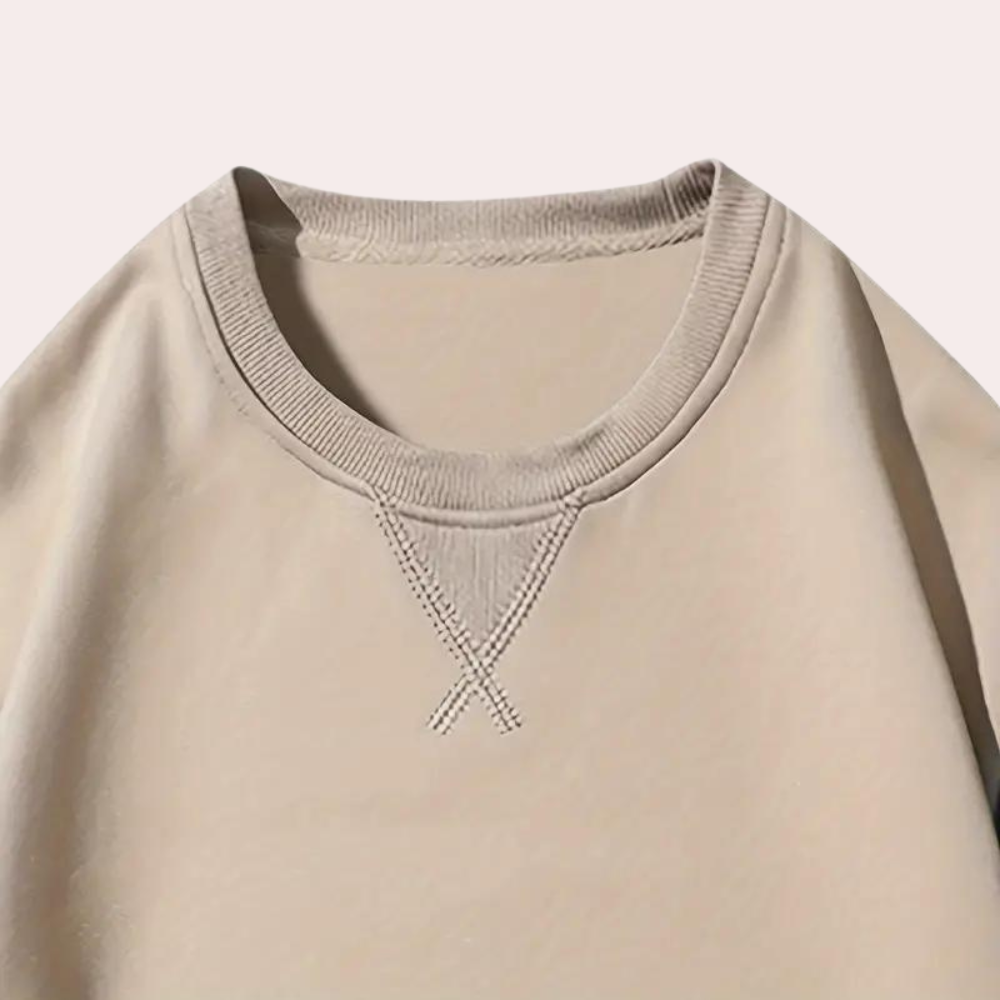 Alexandro - Modieus Zomers Sweatshirt met Kleurcontrast voor Heren