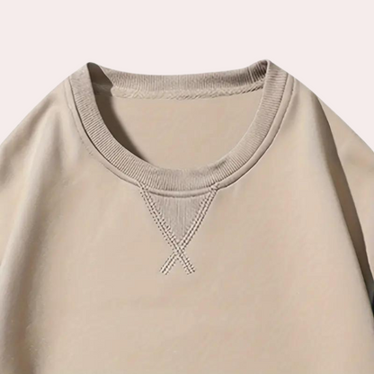 Alexandro - Modieus Zomers Sweatshirt met Kleurcontrast voor Heren