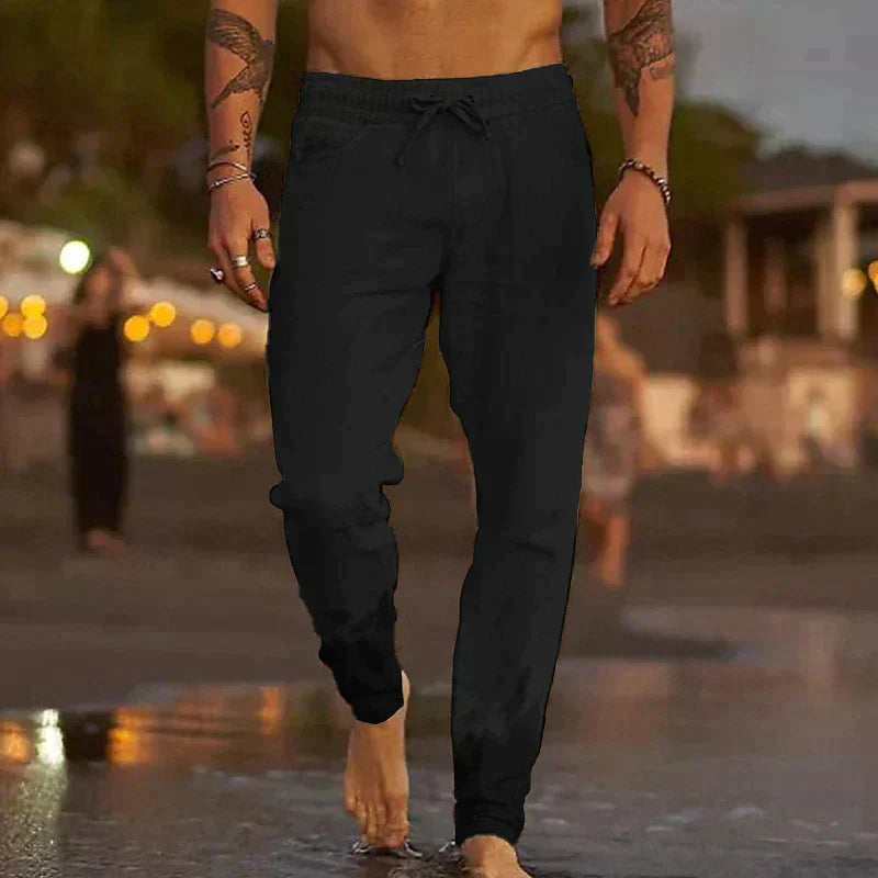 Van Laar™ | Linnen broek