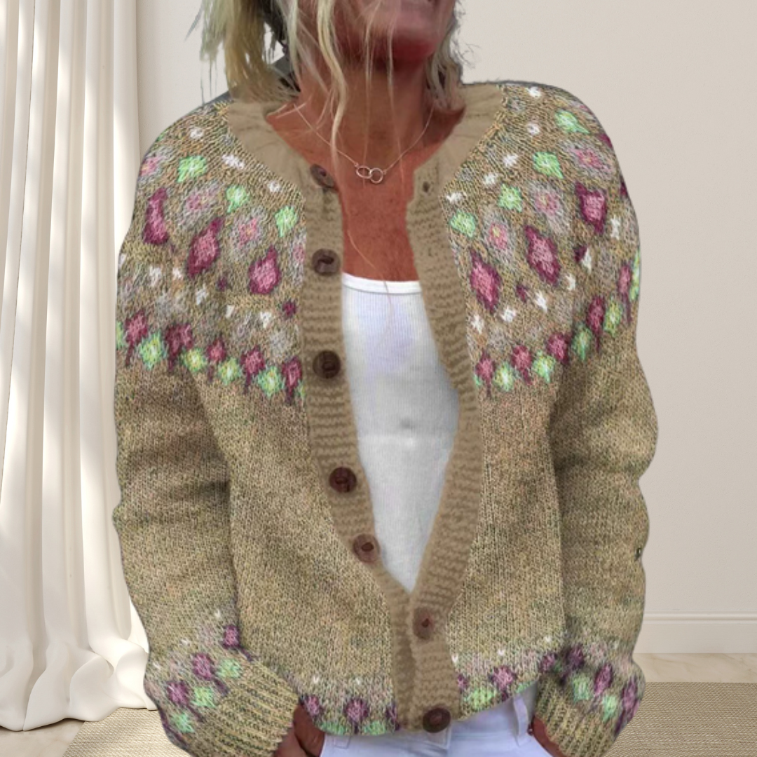 LaLune™ - Los gebreid chique vest met patroon