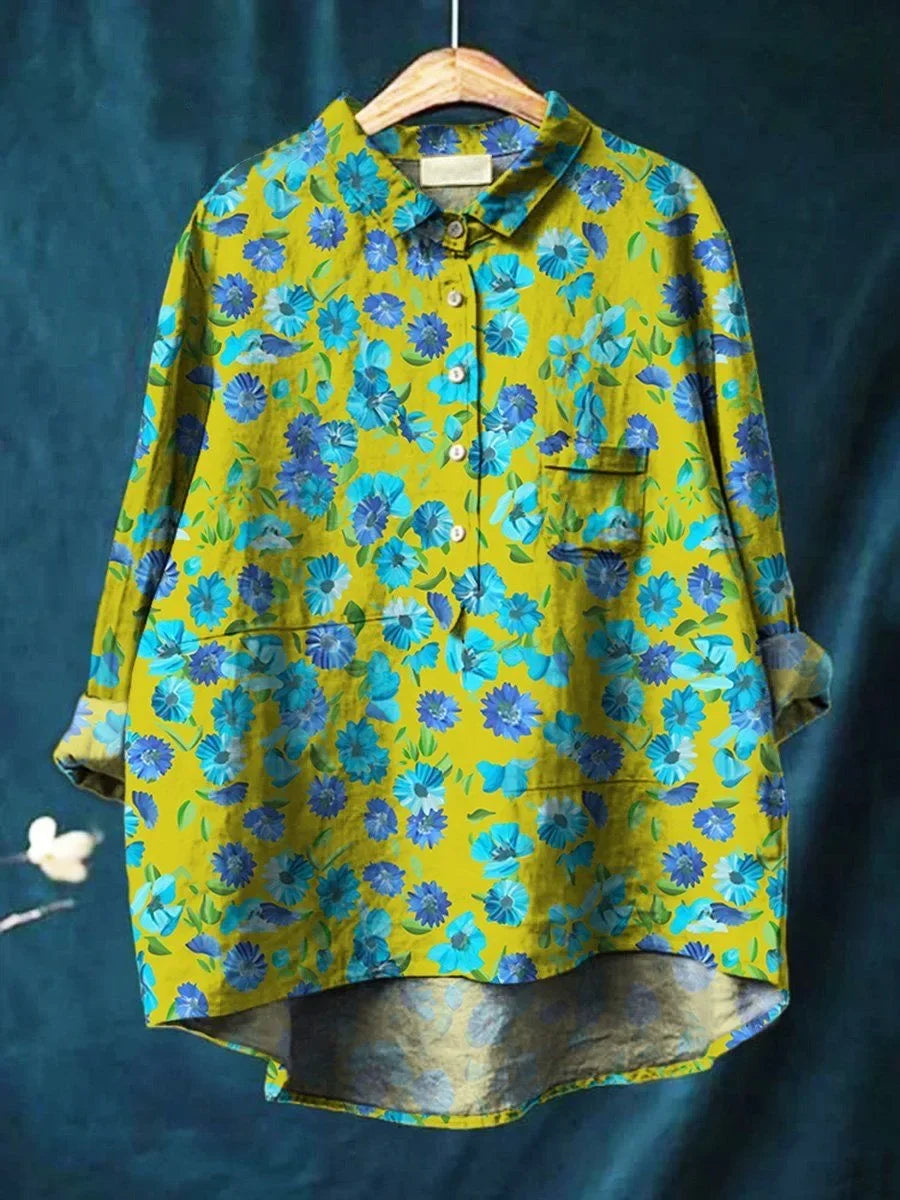 Van Laar® | Stijlvolle Casual Blouse met Print